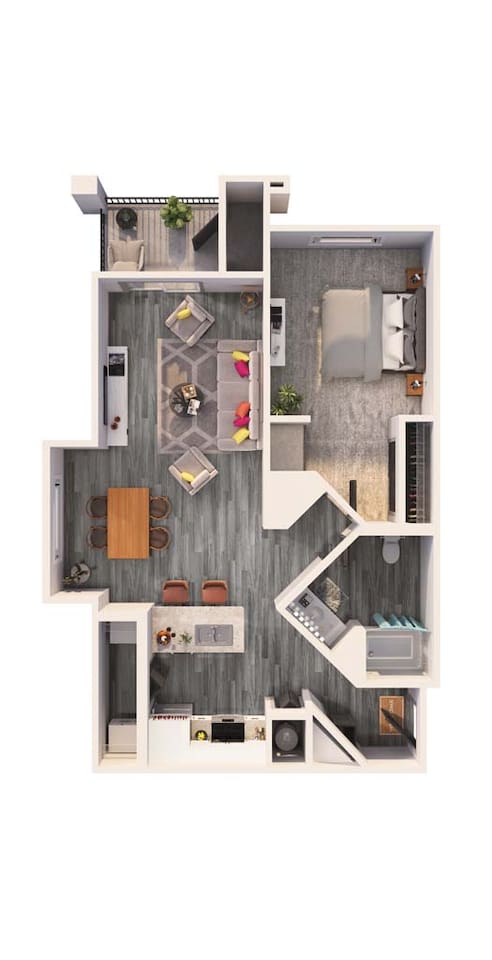 Floorplan diagram for A2, showing 1 bedroom