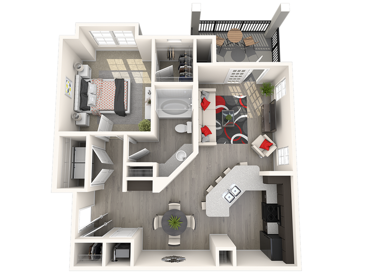 Floorplan diagram for Camp-Bay, showing 1 bedroom