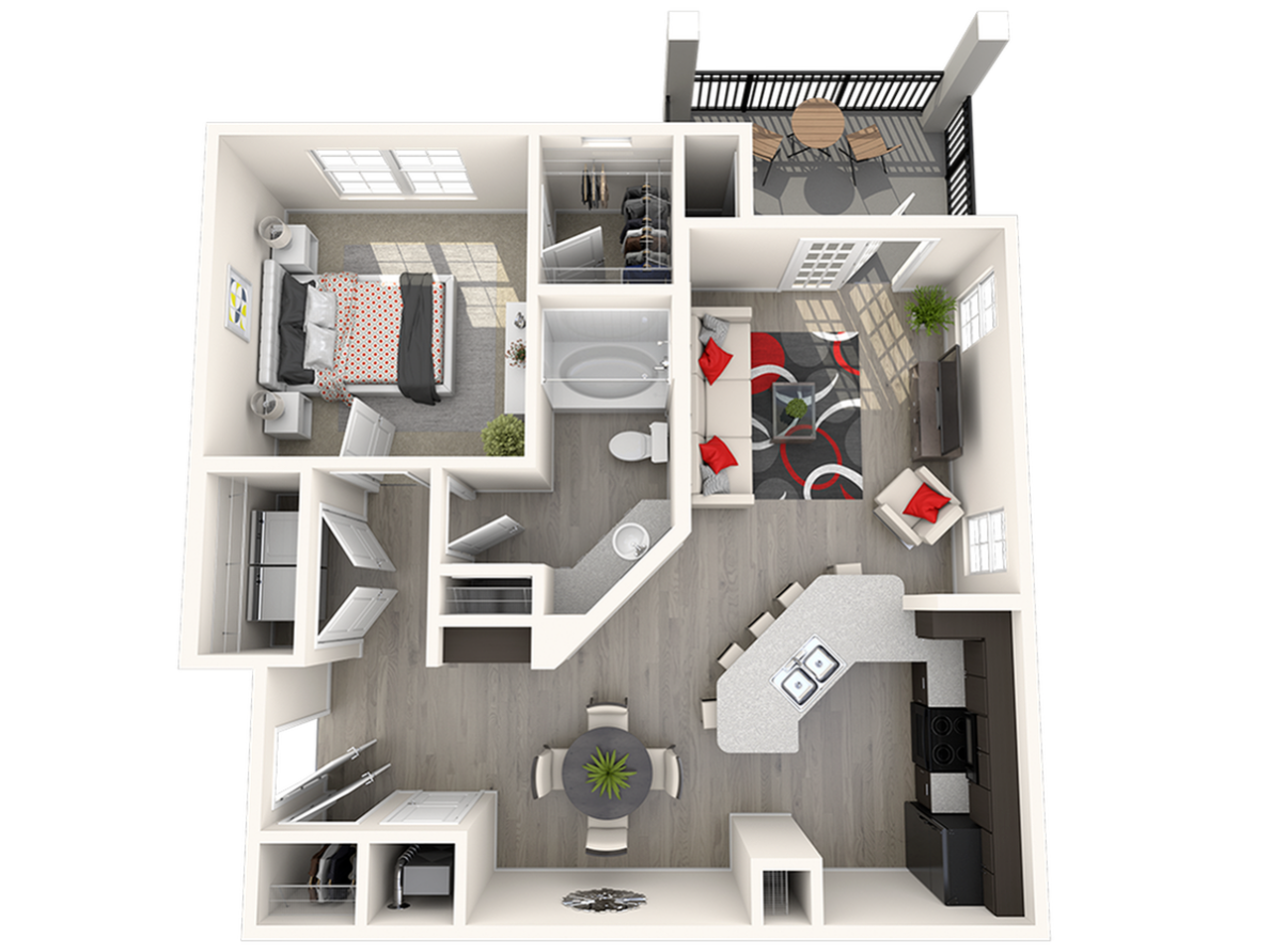 Floorplan diagram for Camp, showing 1 bedroom