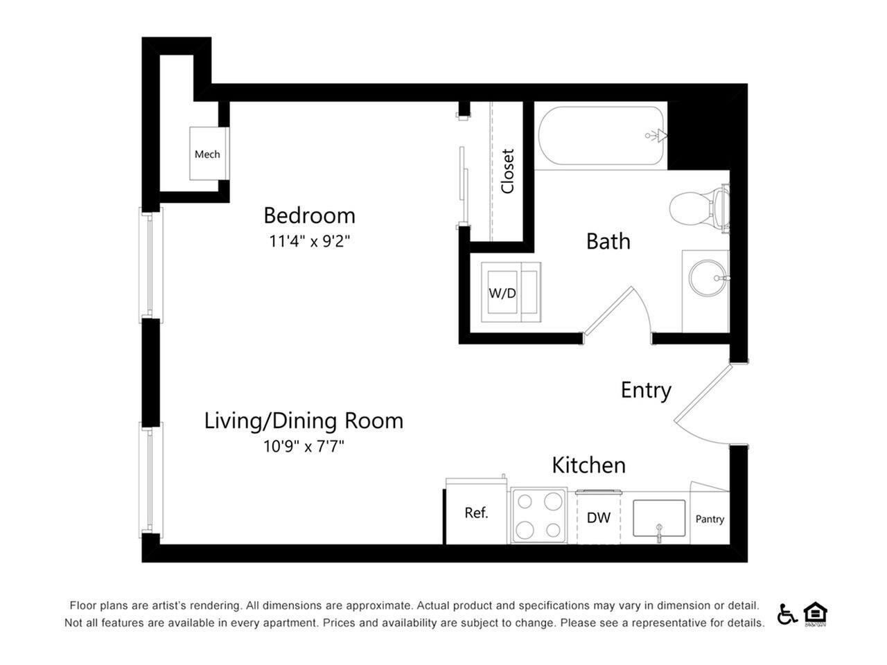 Floorplan diagram for S5, showing Studio