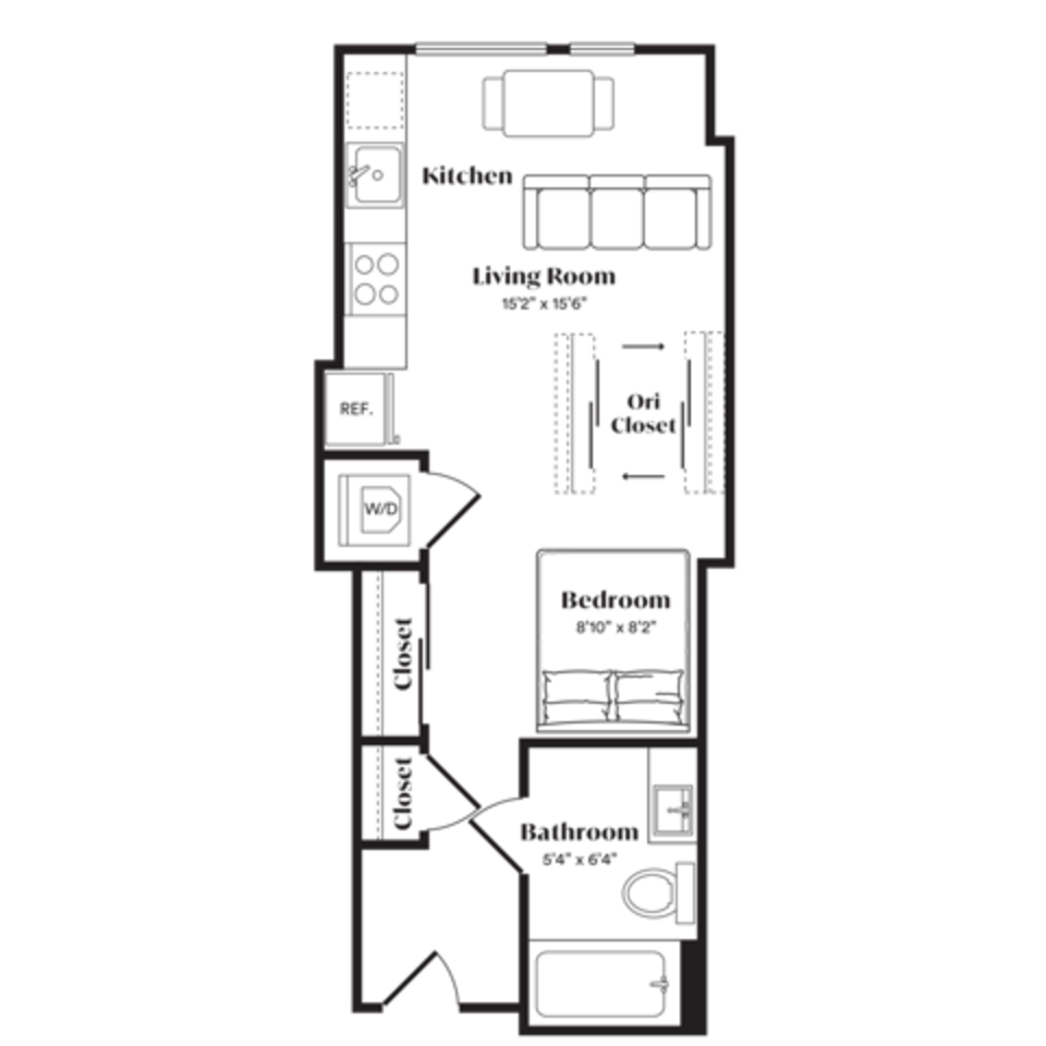 Floorplan diagram for S4, showing Studio