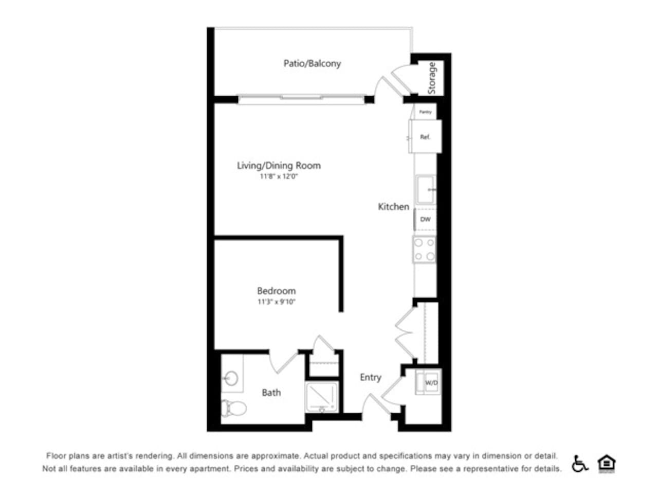 Floorplan diagram for S2, showing Studio