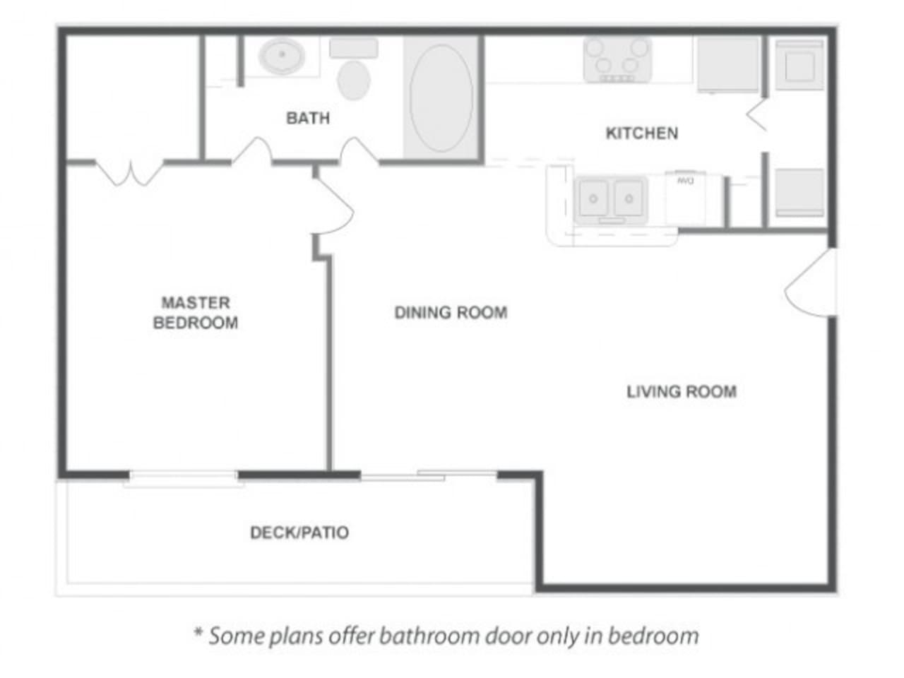 Floorplan diagram for A3 - Classic, showing 1 bedroom