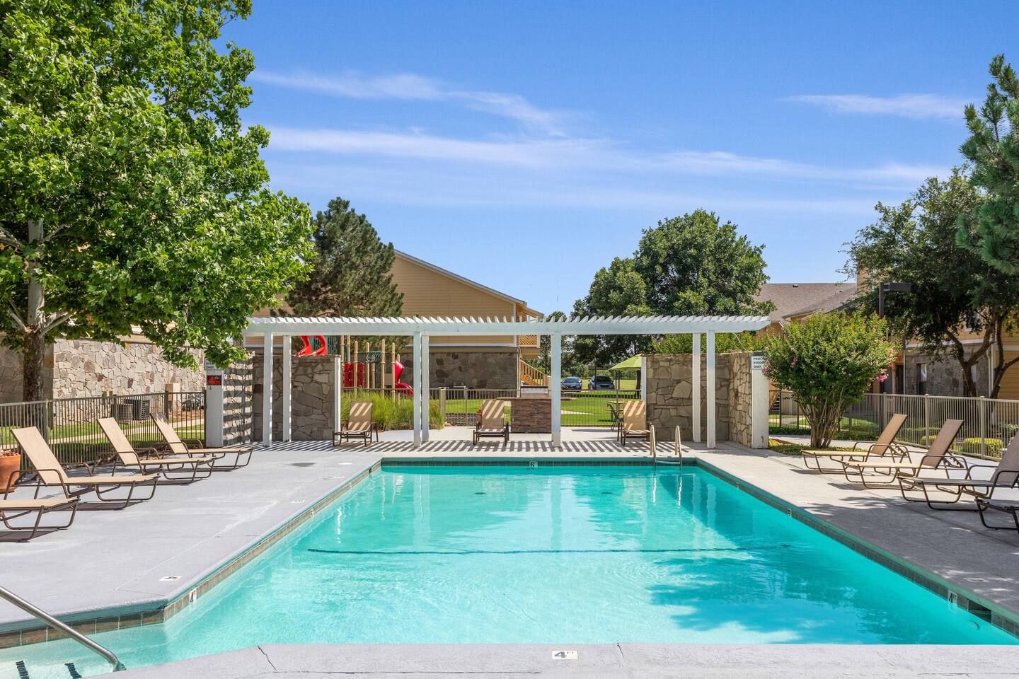 Exterior of Windrush, an Airbnb-friendly apartment in Edmond, OK