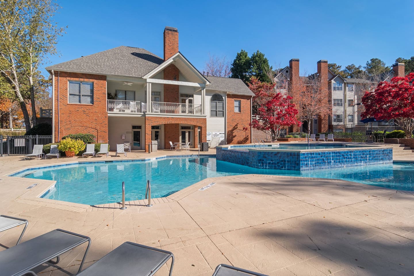 Exterior of Sugar Mill, an Airbnb-friendly apartment in Lawrenceville, GA