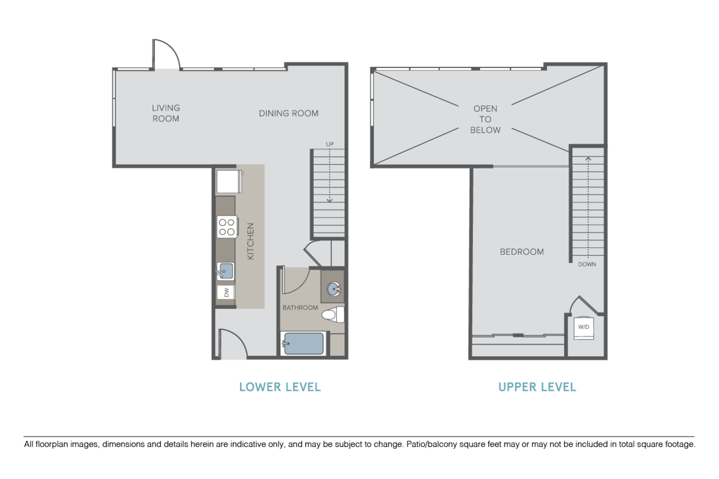 Floorplan diagram for Klamath, showing 1 bedroom
