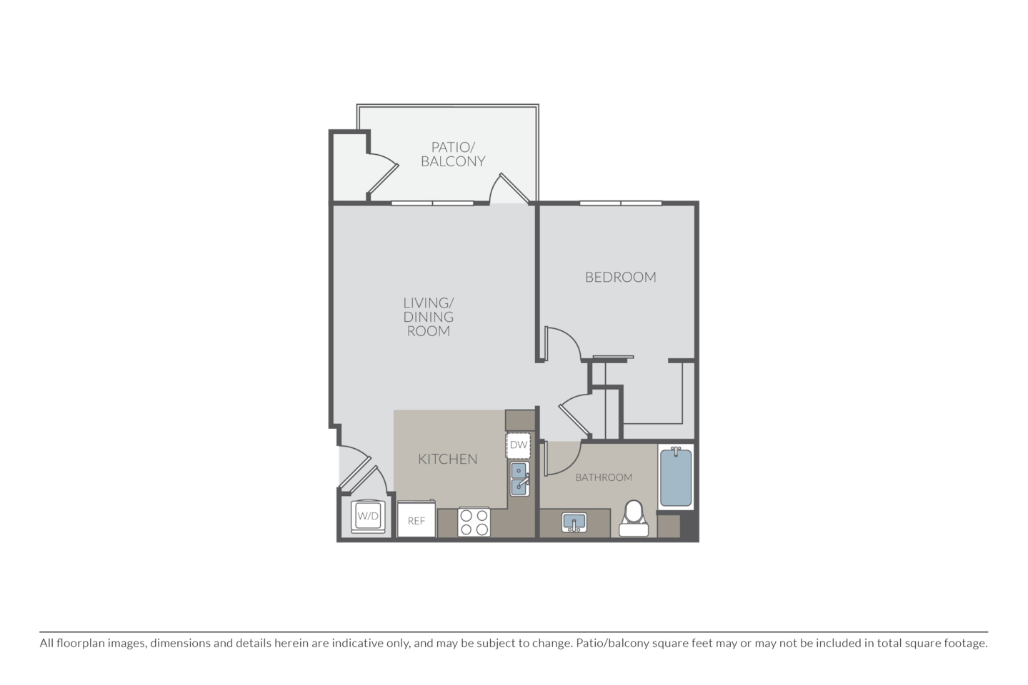 Floorplan diagram for Java, showing 1 bedroom