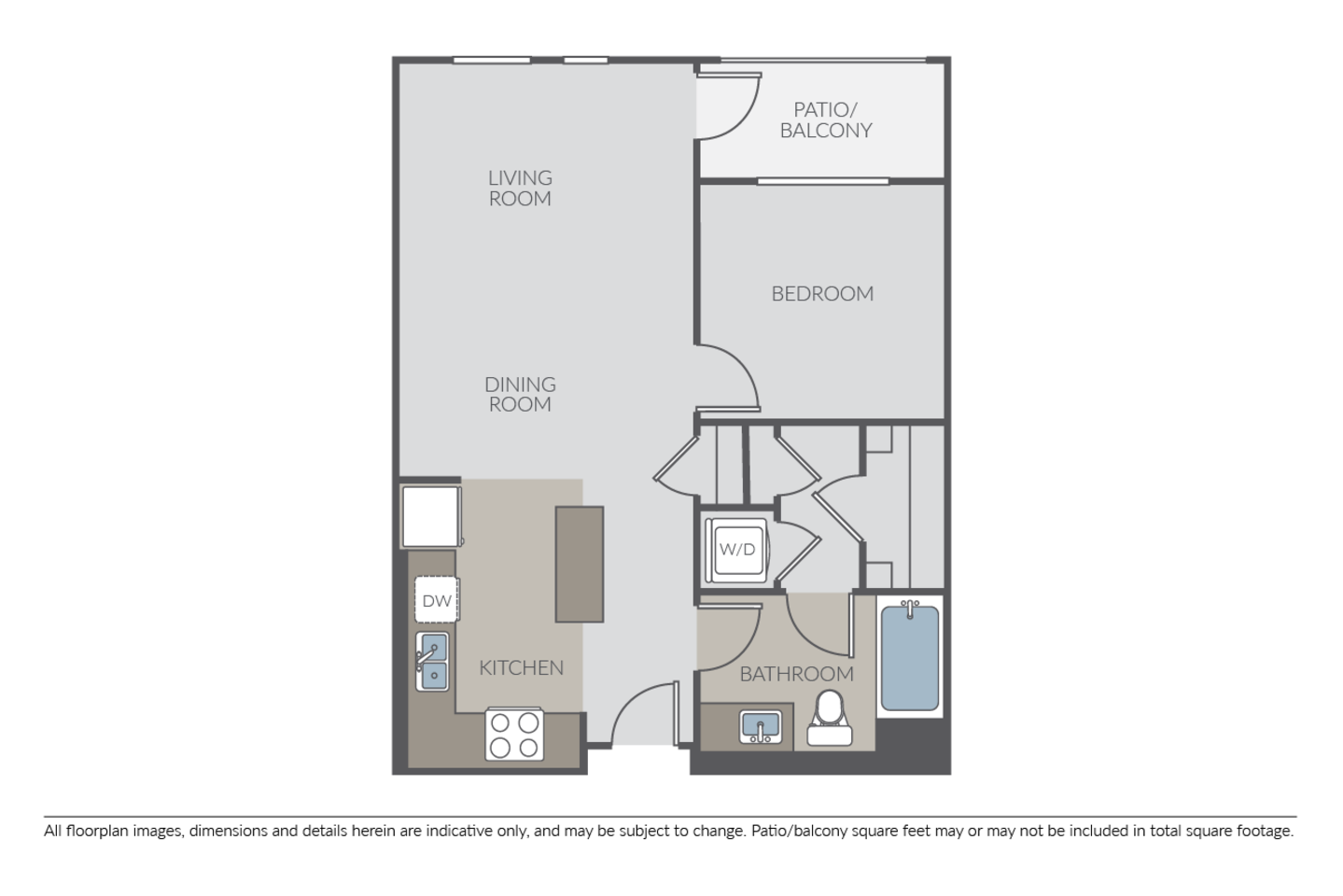 Floorplan diagram for Jupiter, showing 1 bedroom