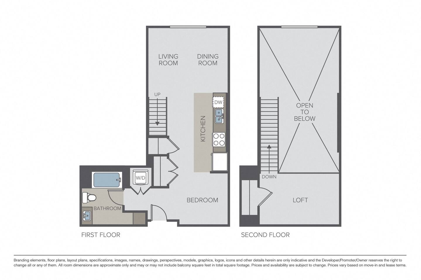 Floorplan diagram for Vine, showing Studio