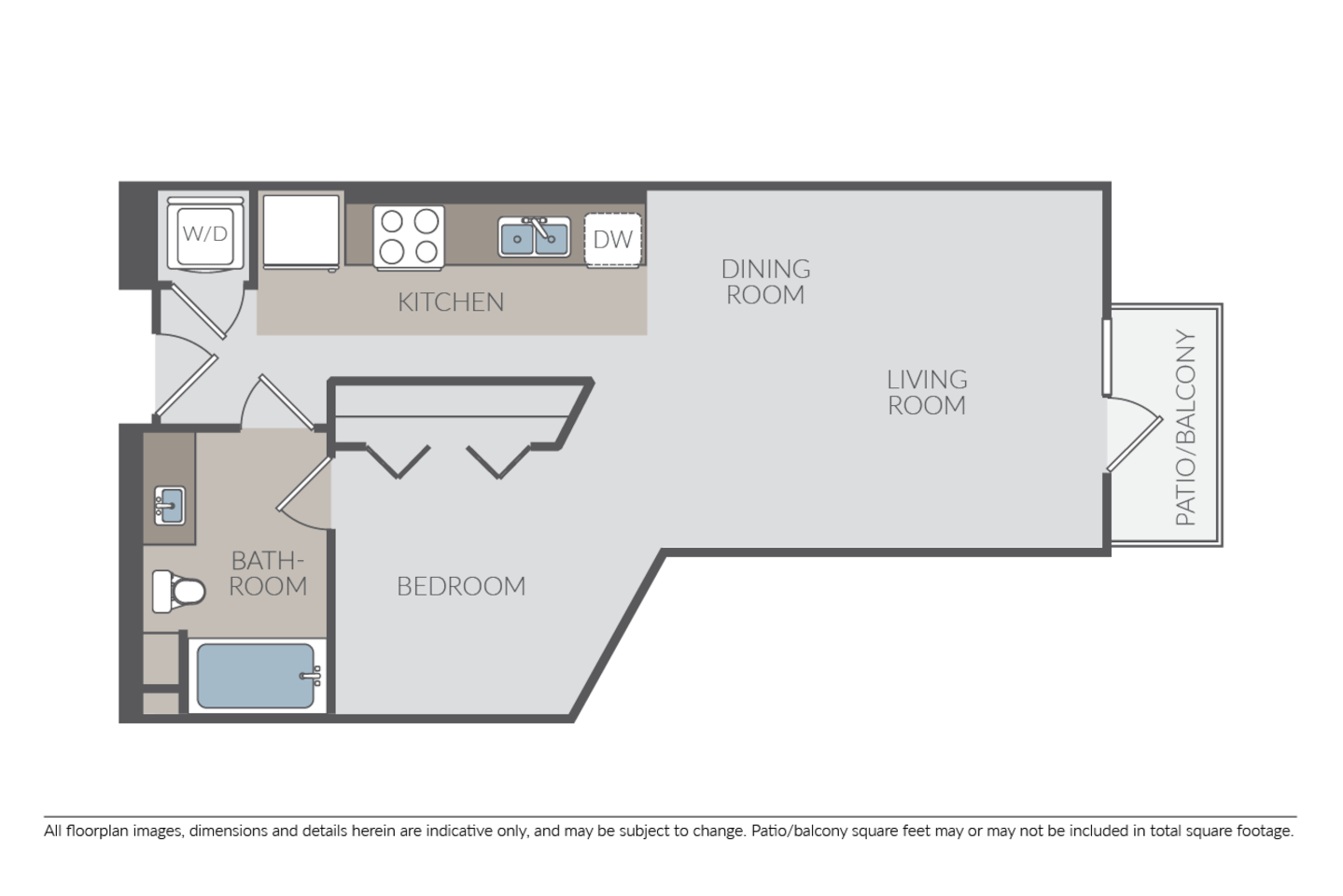 Floorplan diagram for A3, showing Studio