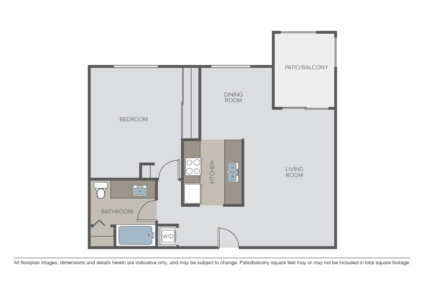 Floorplan diagram for B4 - 1 Bed 1 Bath, showing 1 bedroom