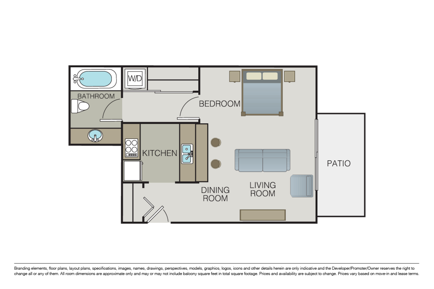 Floorplan diagram for Studio (A1), showing Studio