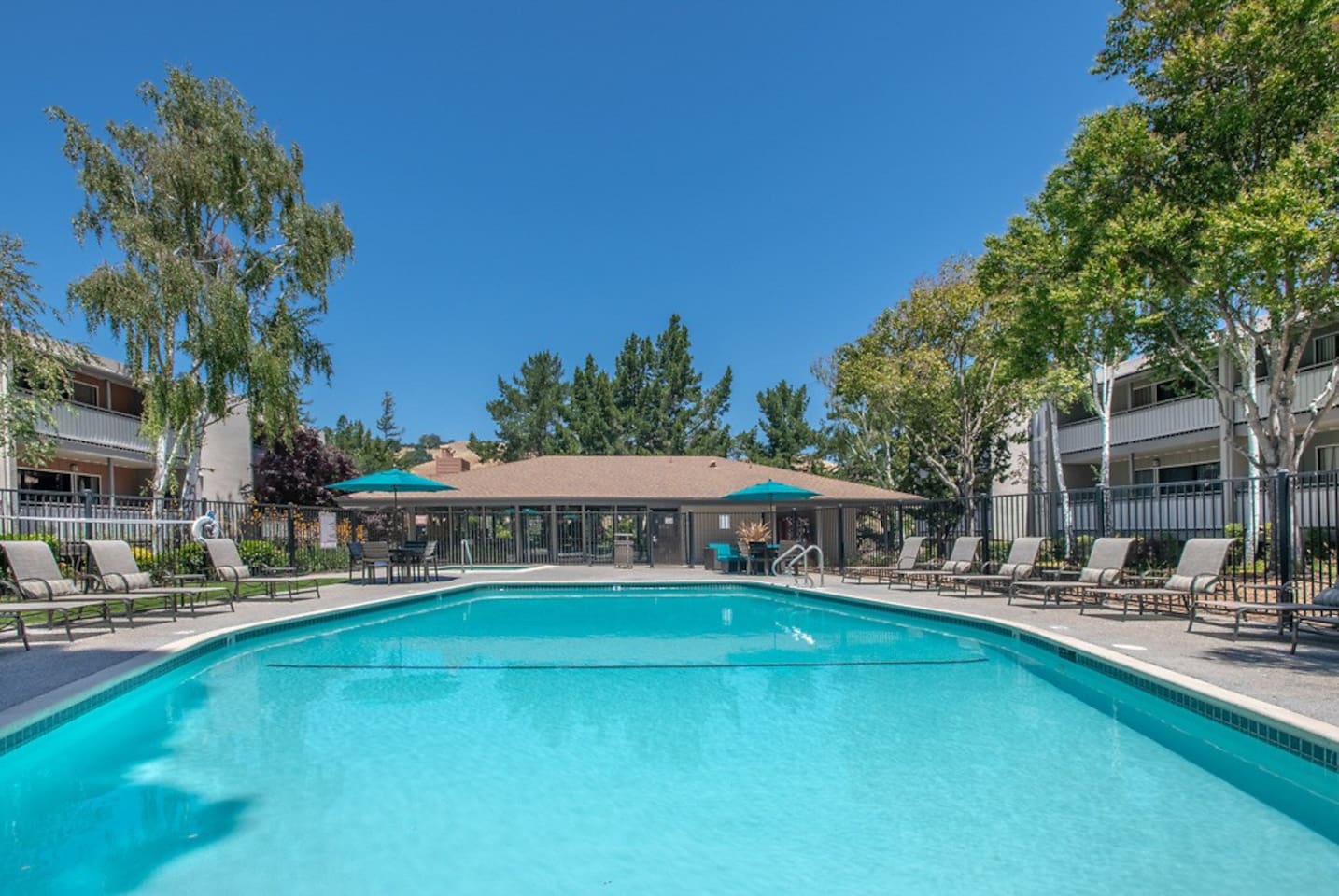 Exterior of Lafayette Highlands, an Airbnb-friendly apartment in Lafayette, CA