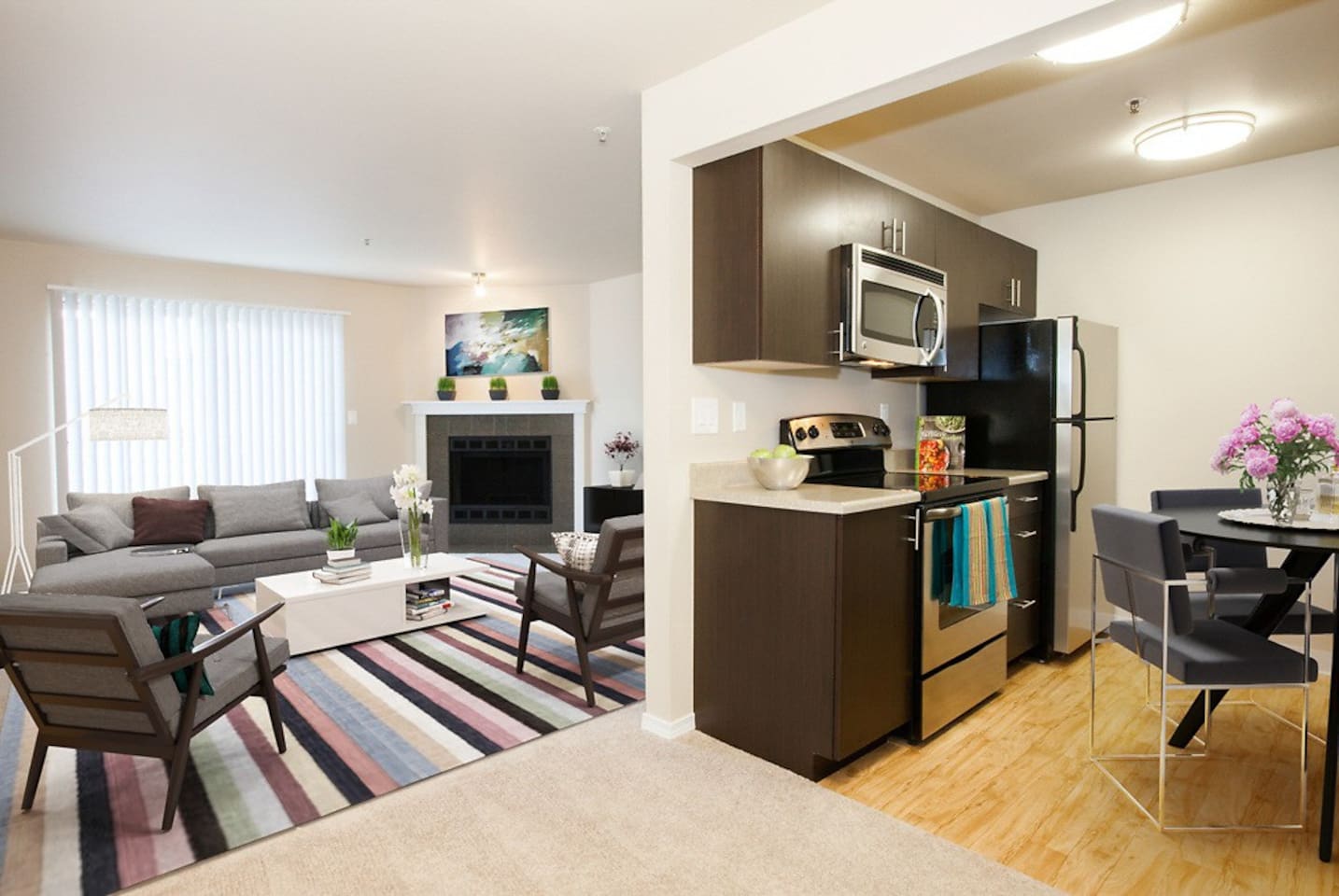 Alternate view of Vesta, an Airbnb-friendly apartment in Redmond, WA