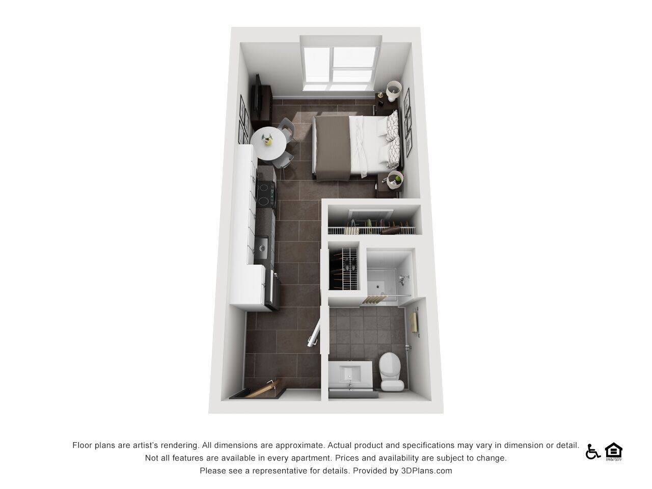 Floorplan diagram for Link B2-S.2, showing Studio