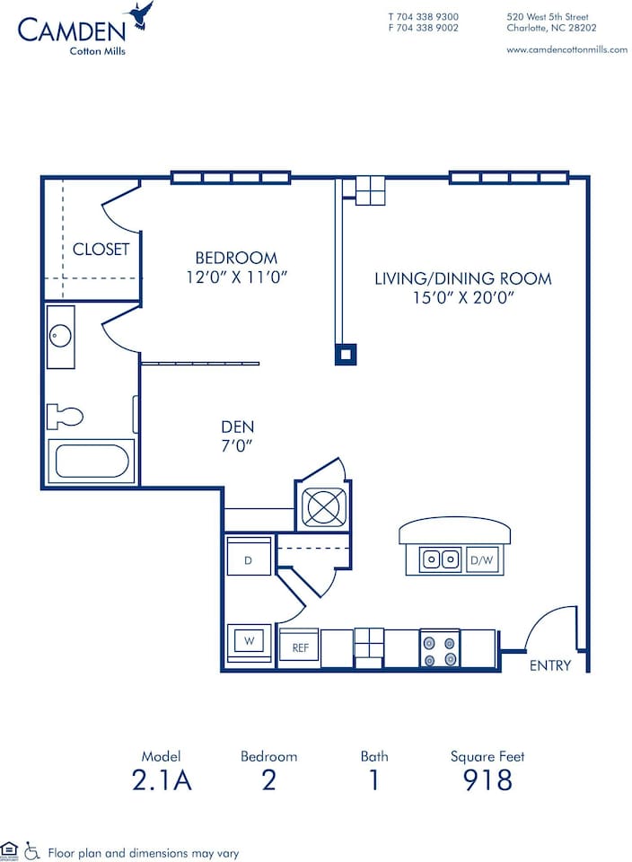 Floorplan diagram for 0.1L, showing Studio