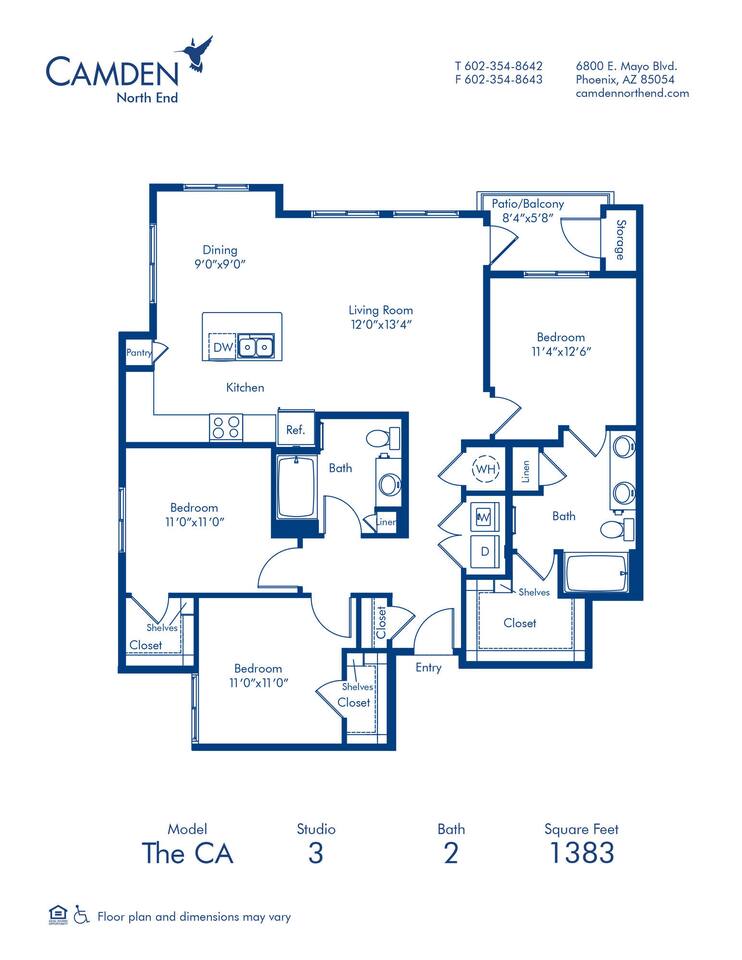 Floorplan diagram for The S5.2, showing Studio