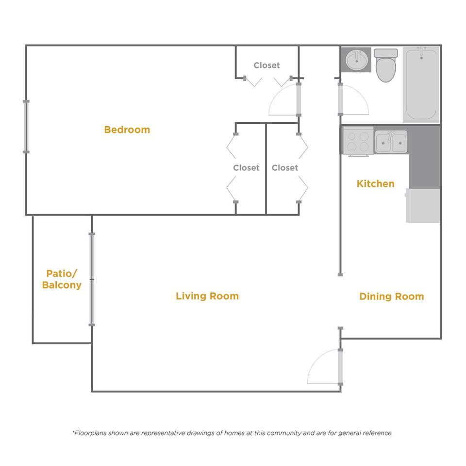 Floorplan diagram for a2_e, showing 1 bedroom