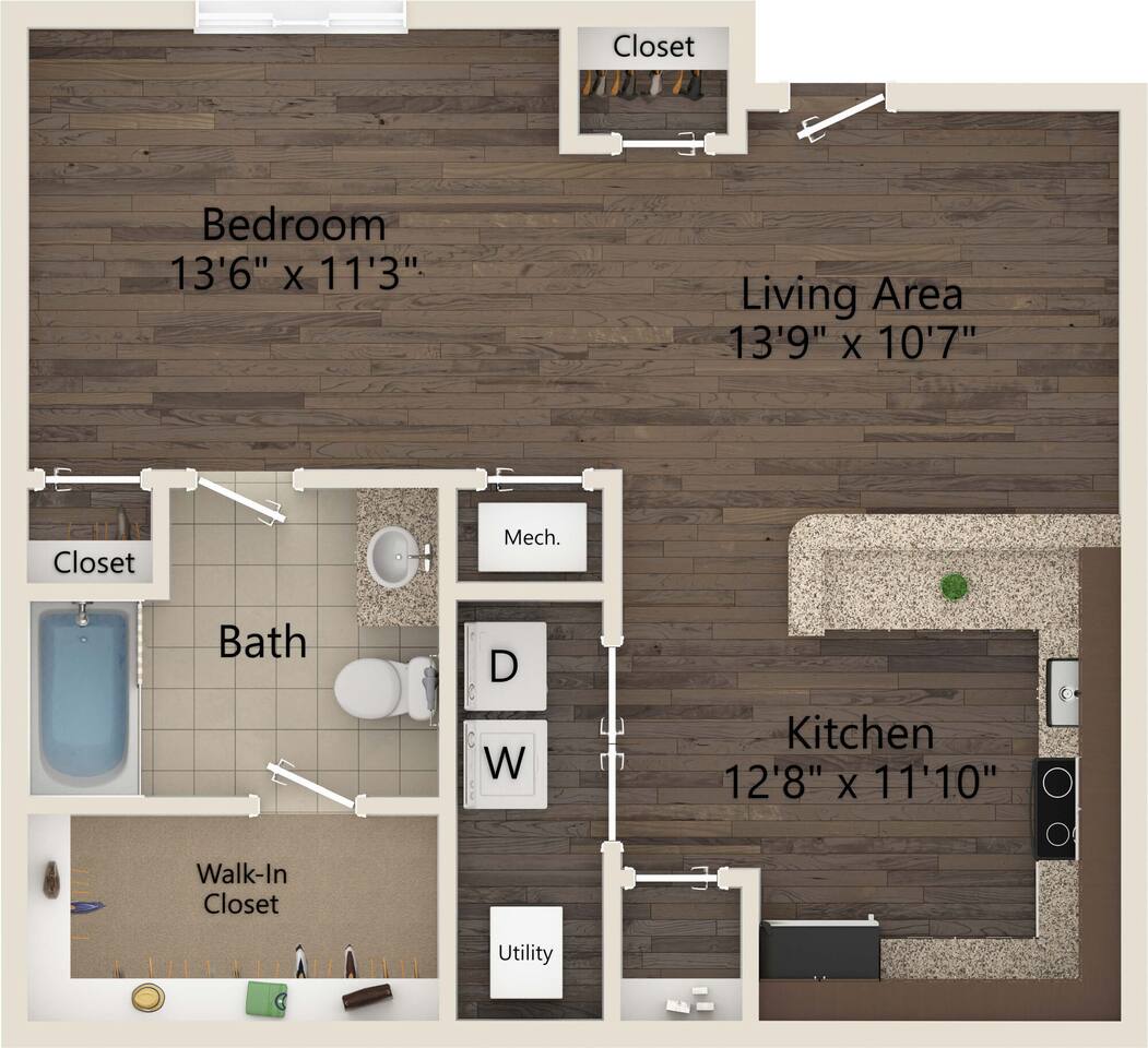 Floorplan diagram for Trade, showing Studio