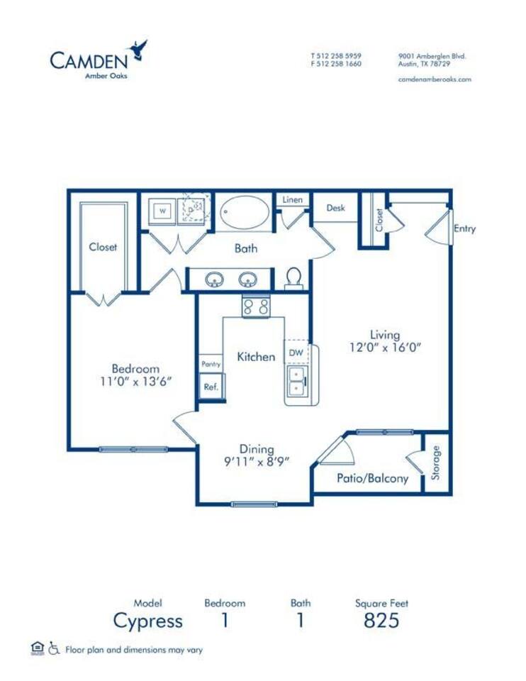 Floorplan diagram for Cherry - II, showing 1 bedroom