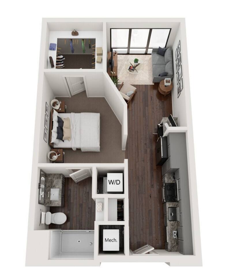 Floorplan diagram for S3, showing Studio