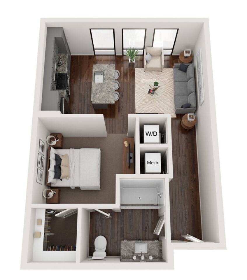 Floorplan diagram for S4, showing Studio