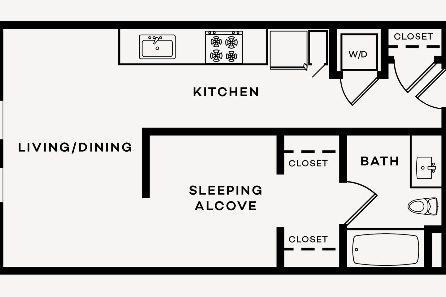 Floorplan diagram for S2, showing Studio