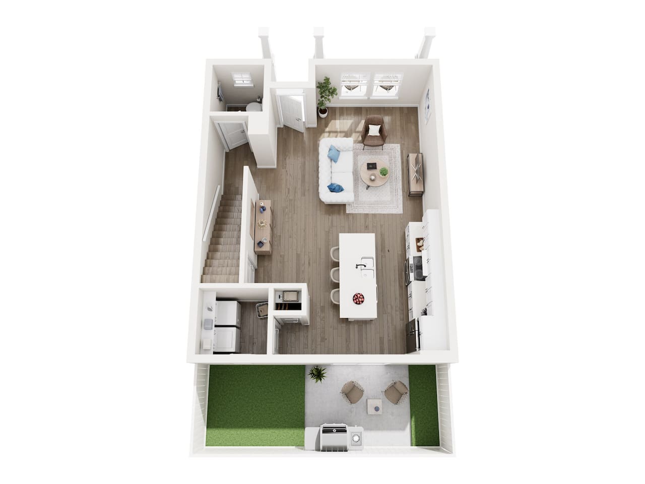Floorplan diagram for Magnolia, showing 2 bedroom