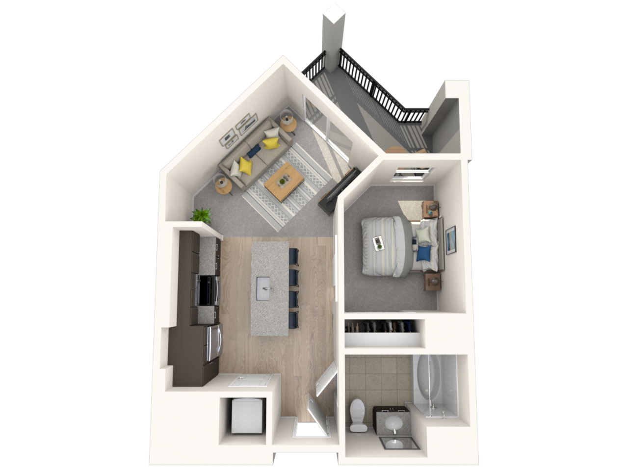 Floorplan diagram for S2, showing Studio