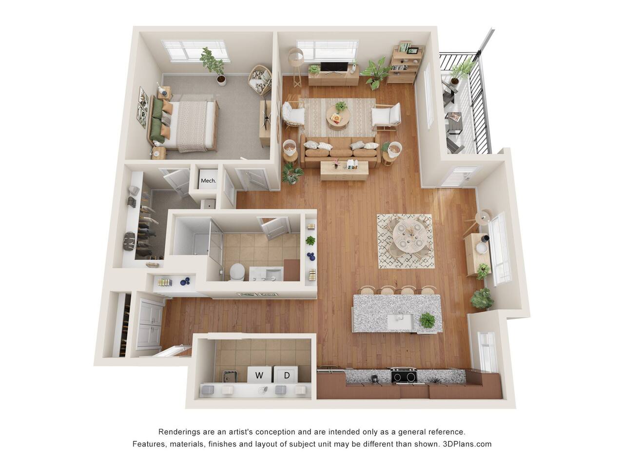 Floorplan diagram for A8-A12, showing 1 bedroom