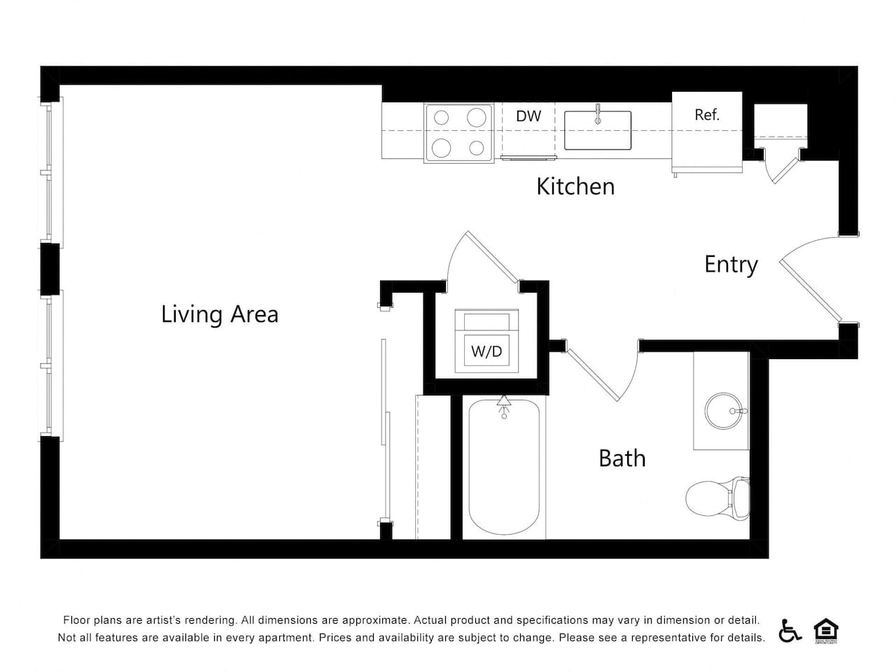 Floorplan diagram for S4, showing Studio