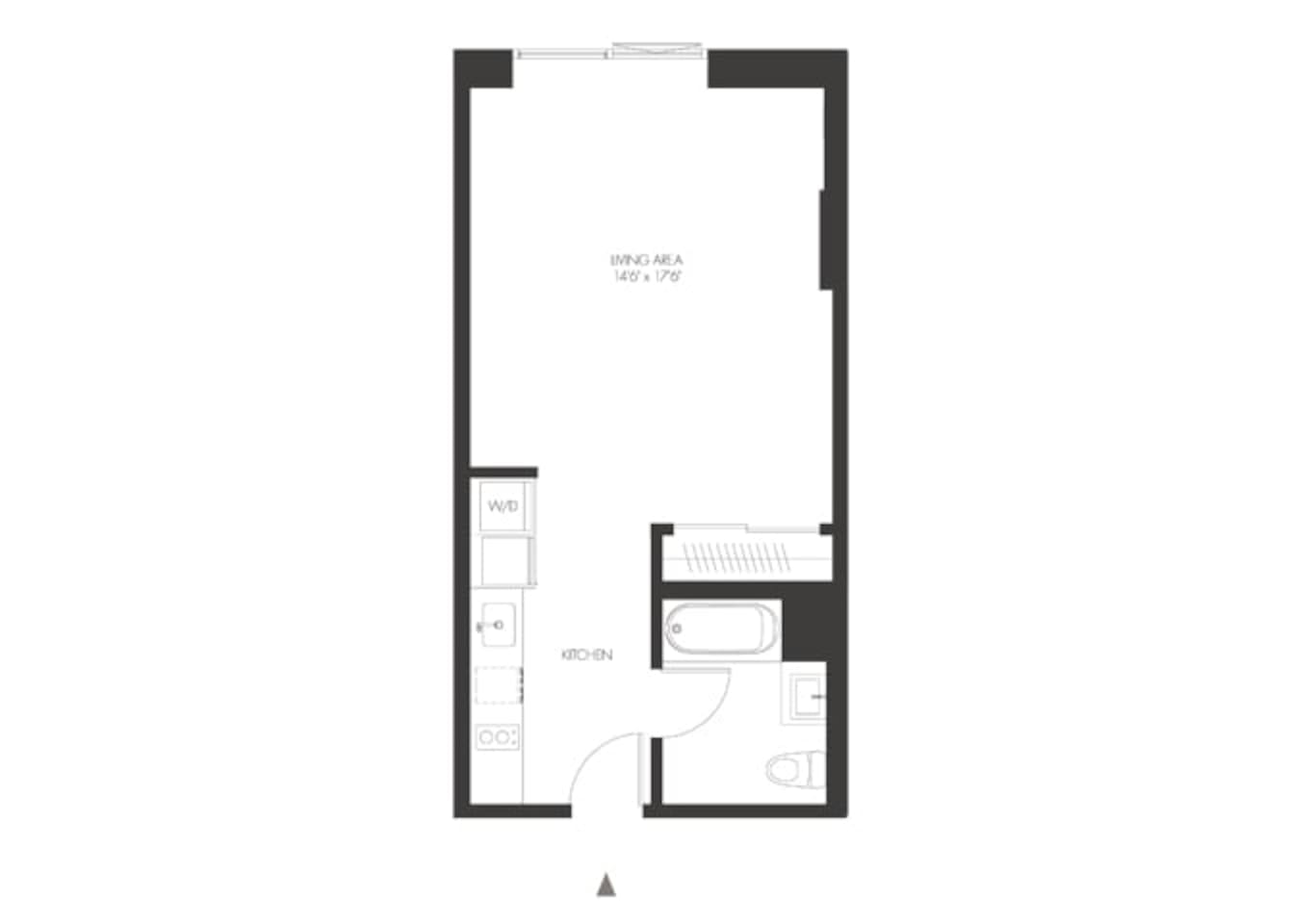 Floorplan diagram for SA1, showing Studio