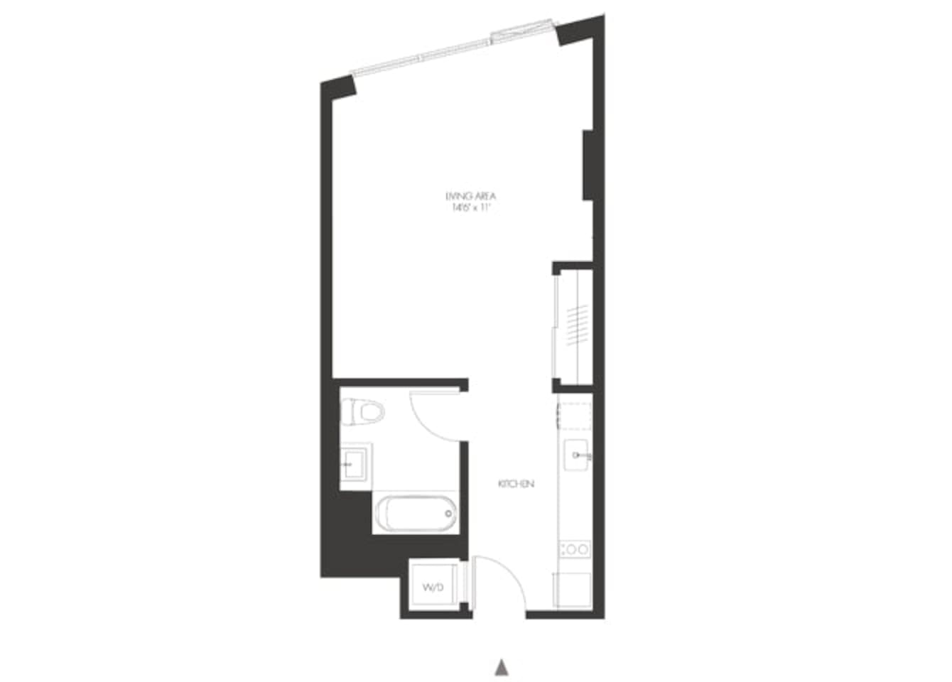 Floorplan diagram for SA2, showing Studio
