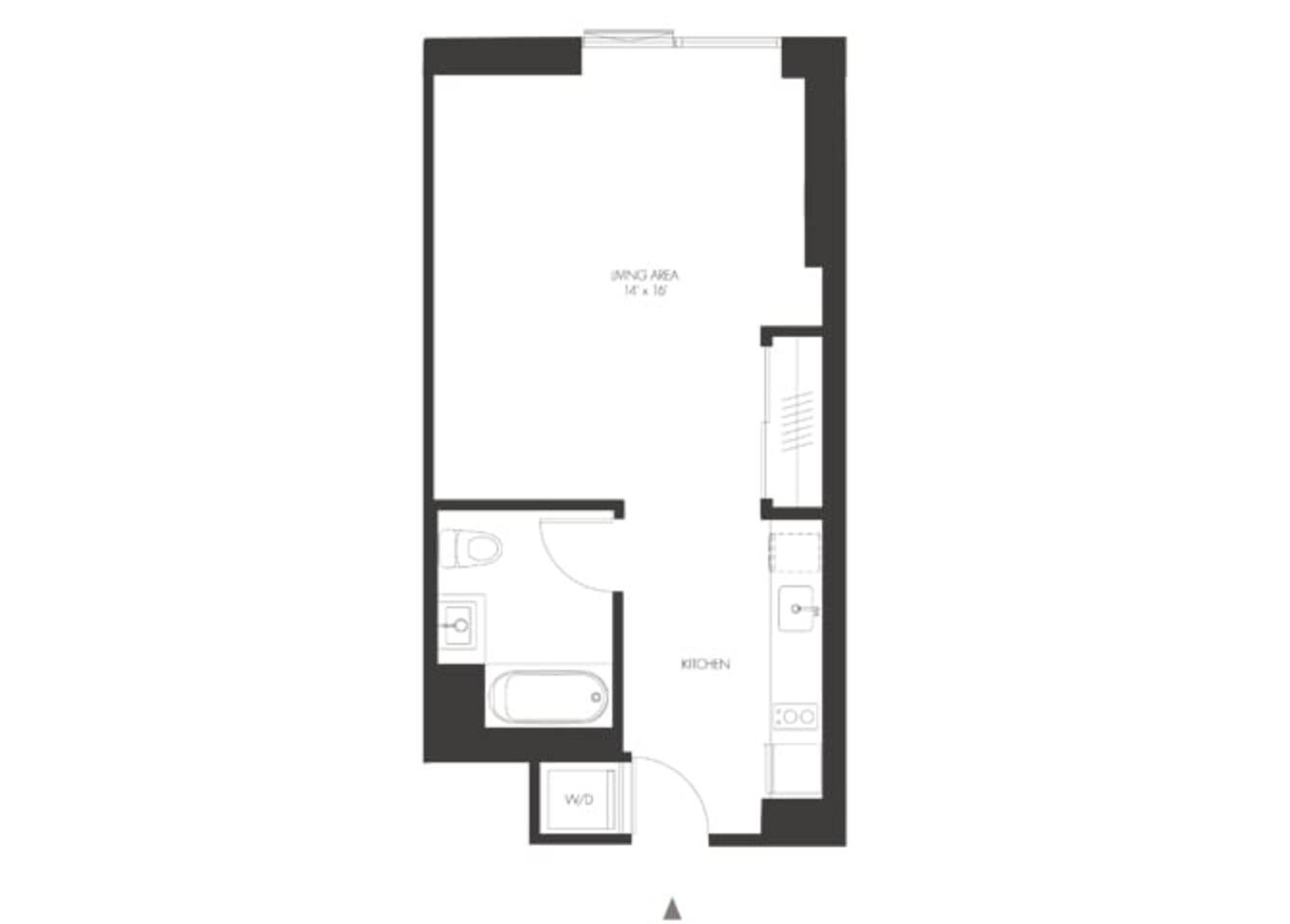 Floorplan diagram for SA3, showing Studio