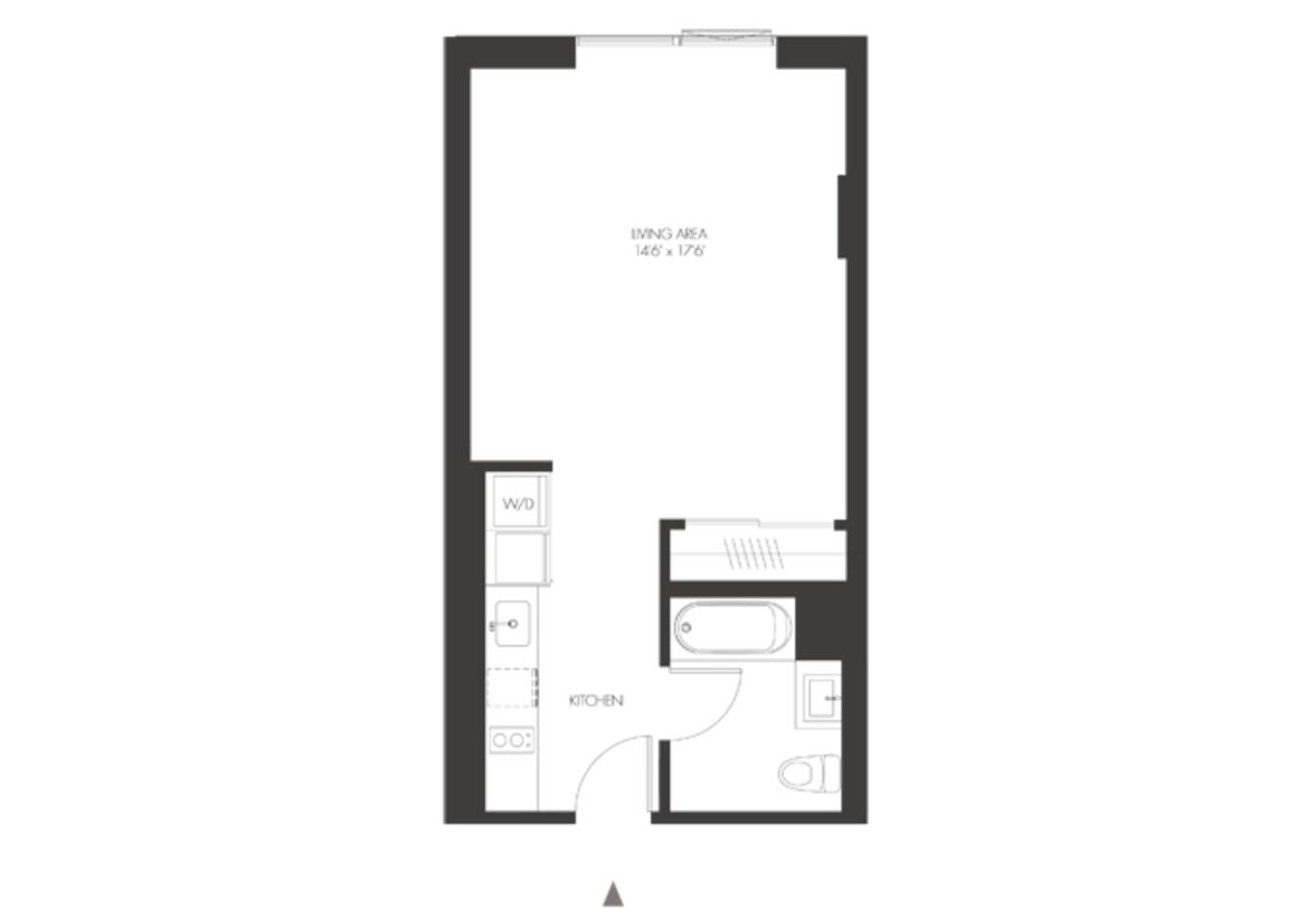 Floorplan diagram for SA4, showing Studio