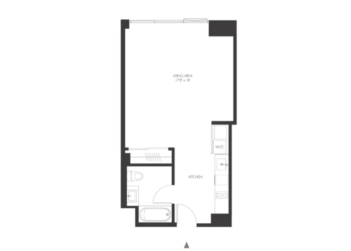Floorplan diagram for SA5, showing Studio