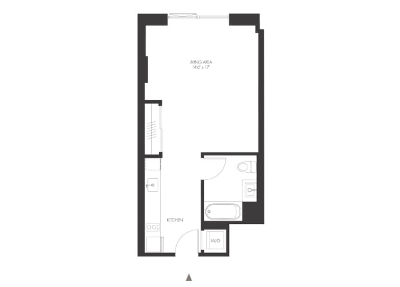Floorplan diagram for SA6, showing Studio