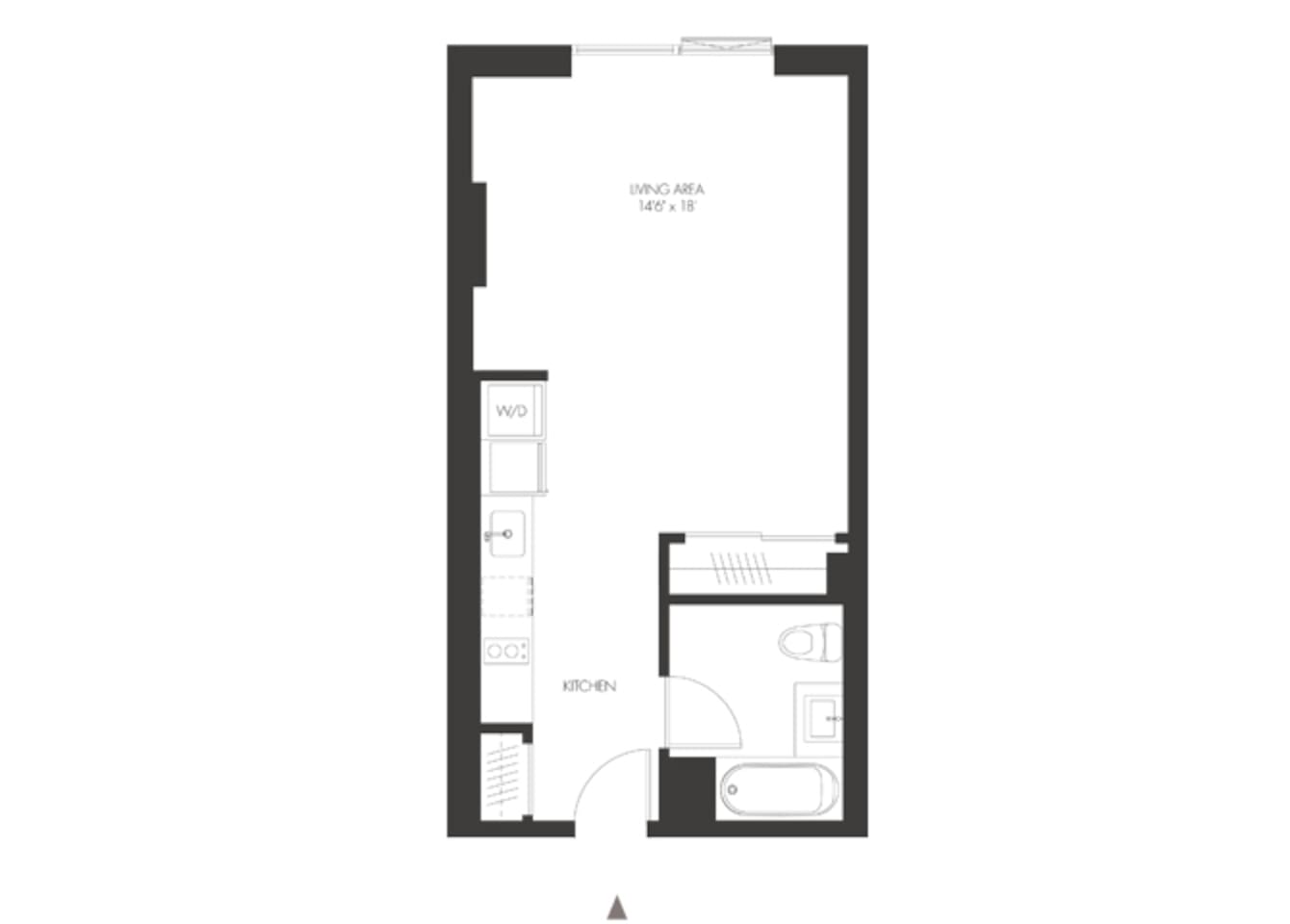 Floorplan diagram for SA7, showing Studio