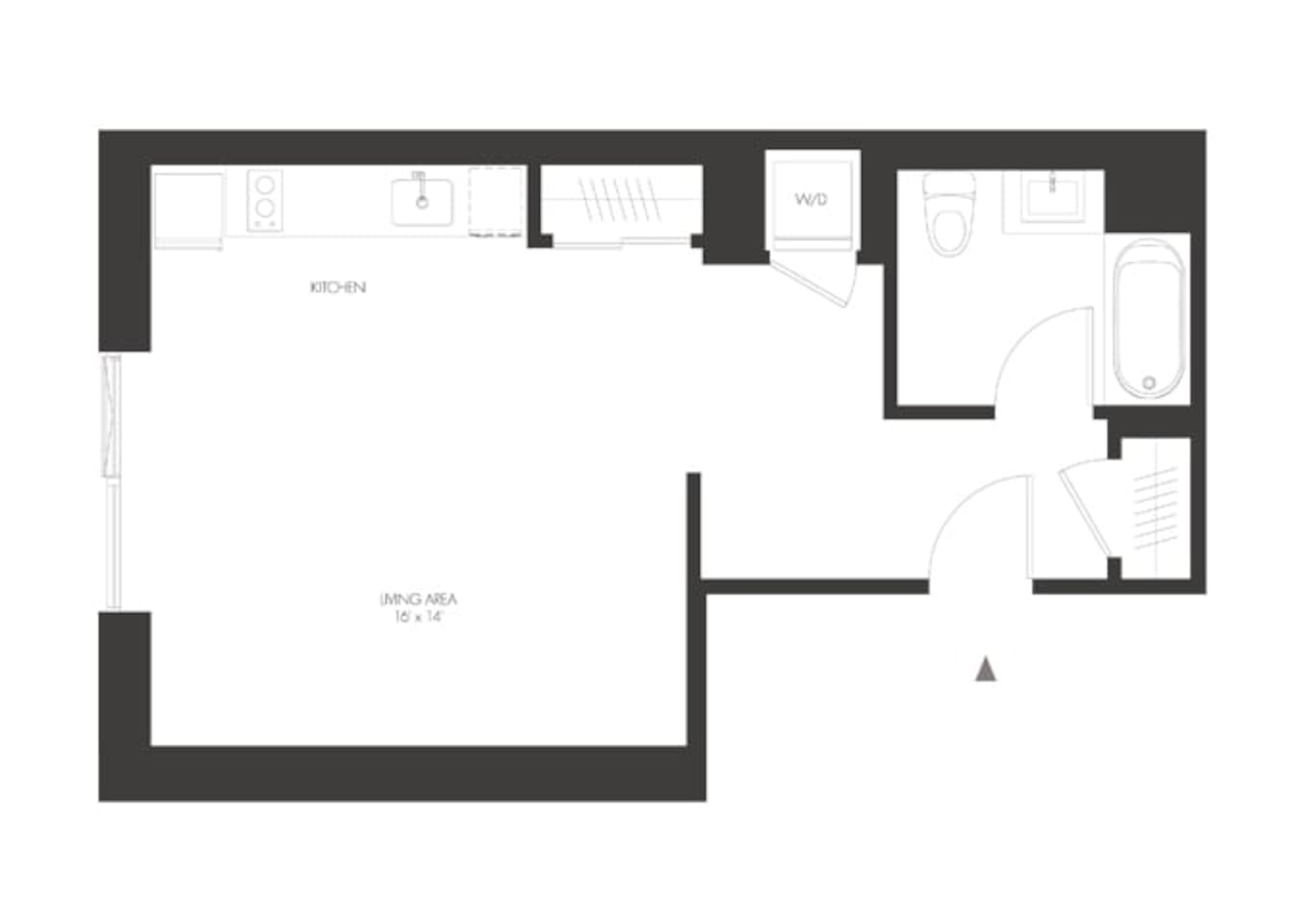 Floorplan diagram for SC, showing Studio