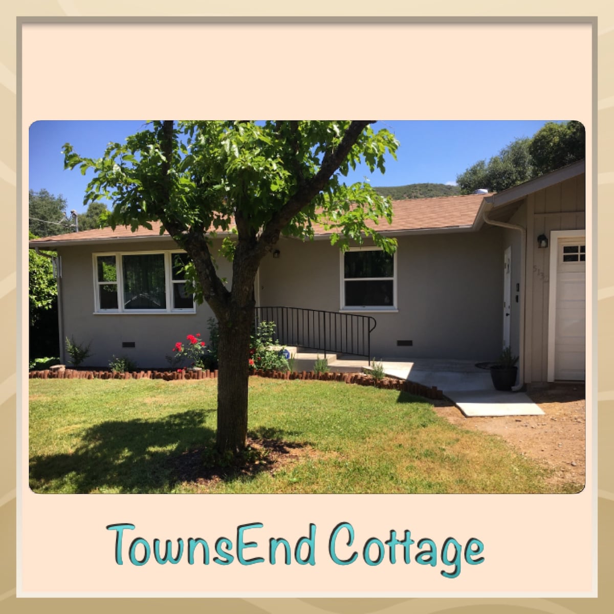 TownsEnd Cottage in town ，全新卫生间！