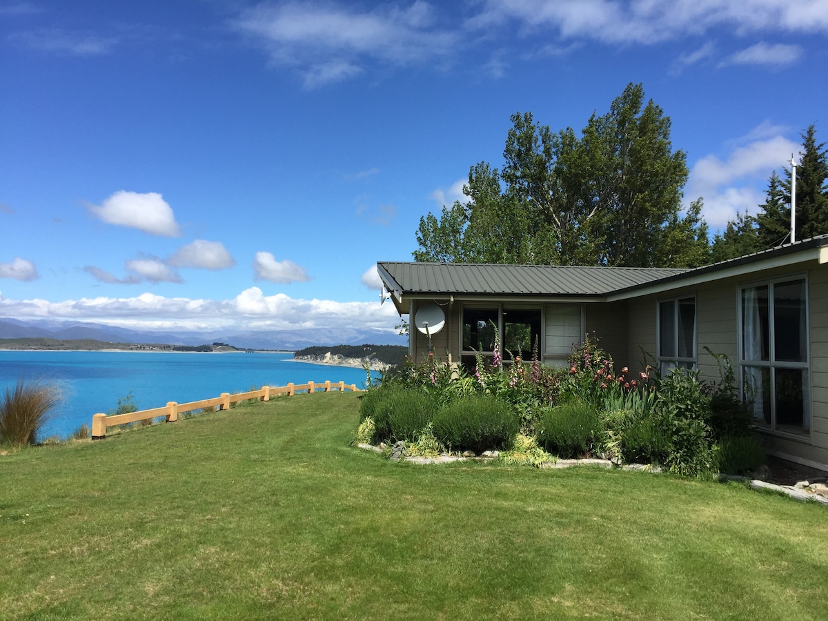 Pukaki Lakeside House -绝佳景观