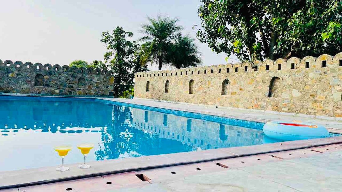 Cottage with Garden View + Swimming Pool @ Sariska