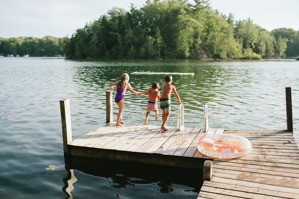 The Aqua Dock on Harper Lake