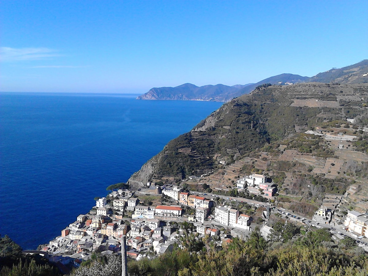 靠近联合国教科文组织遗址的Mare monti e cinque terre