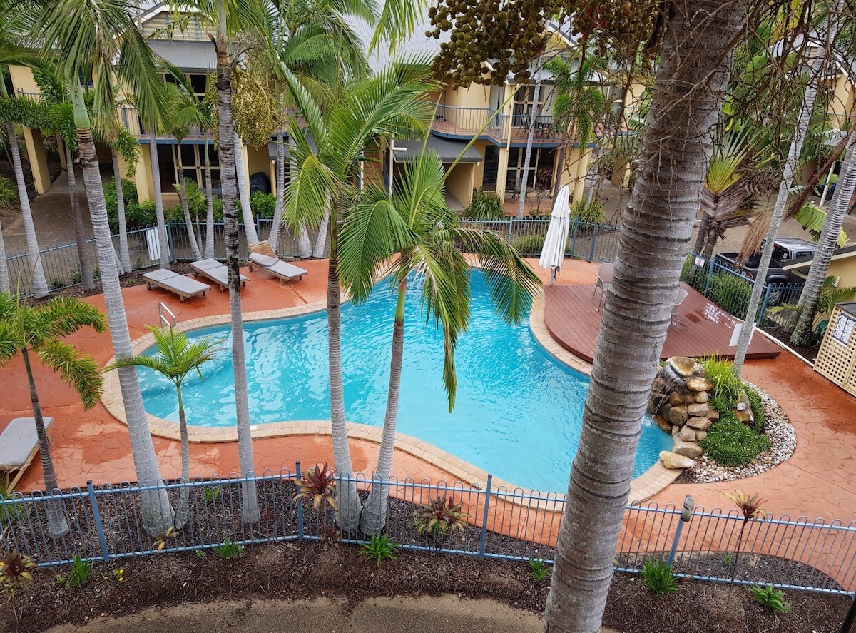 棕榈顶层公寓-海滩法院度假别墅