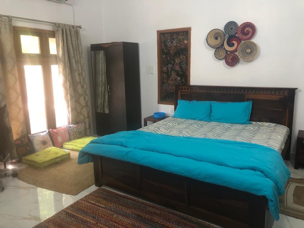 Cheerful Bedroom in Lucknow with personal kitchen