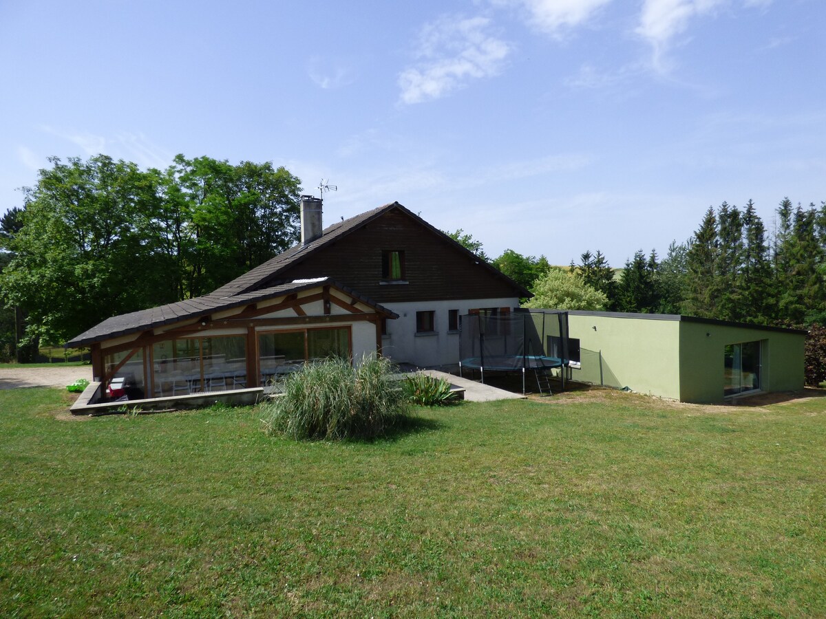 Gîte Lauberoye, piscine intérieure privée & étang