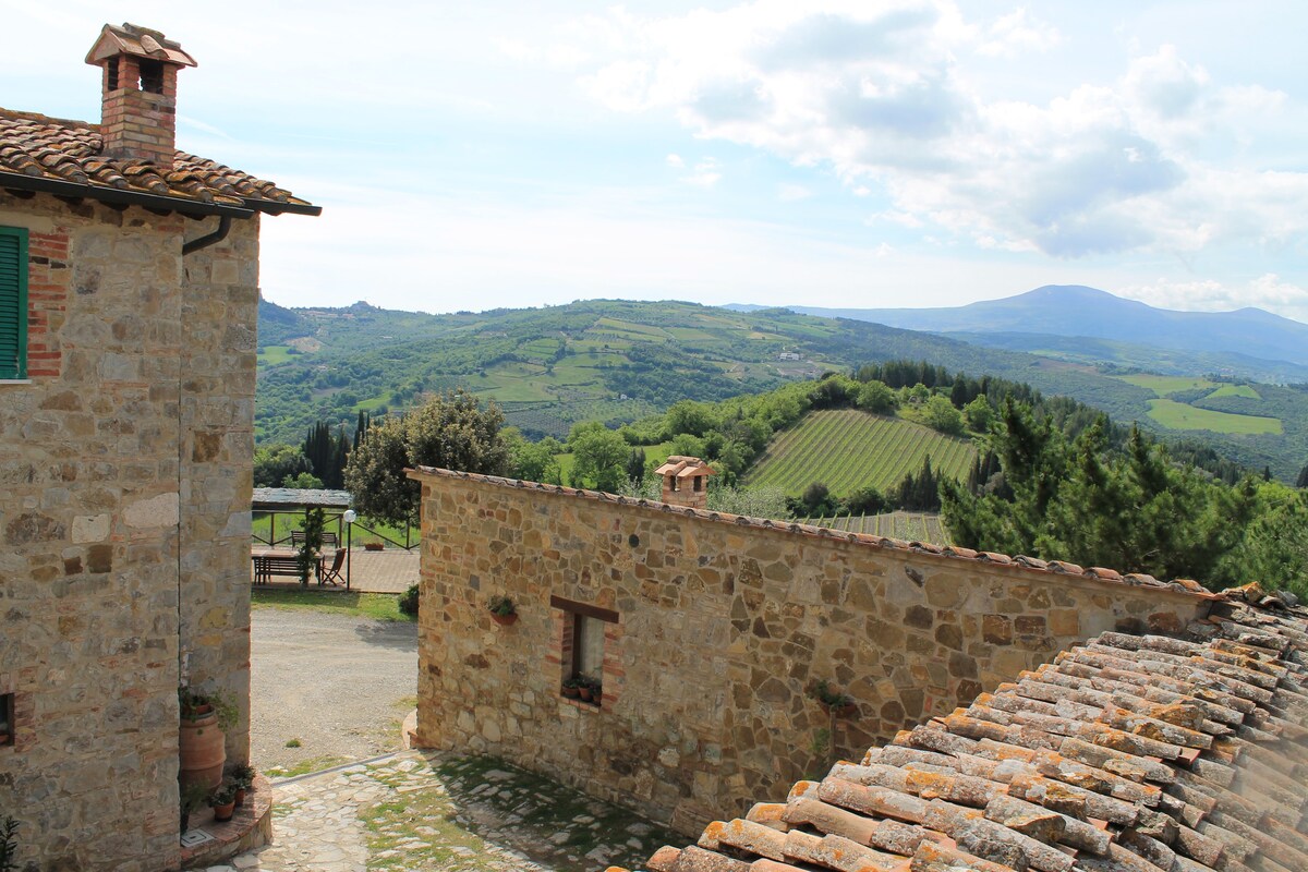 VAL D'ORCIA带小孩的家庭农场假期