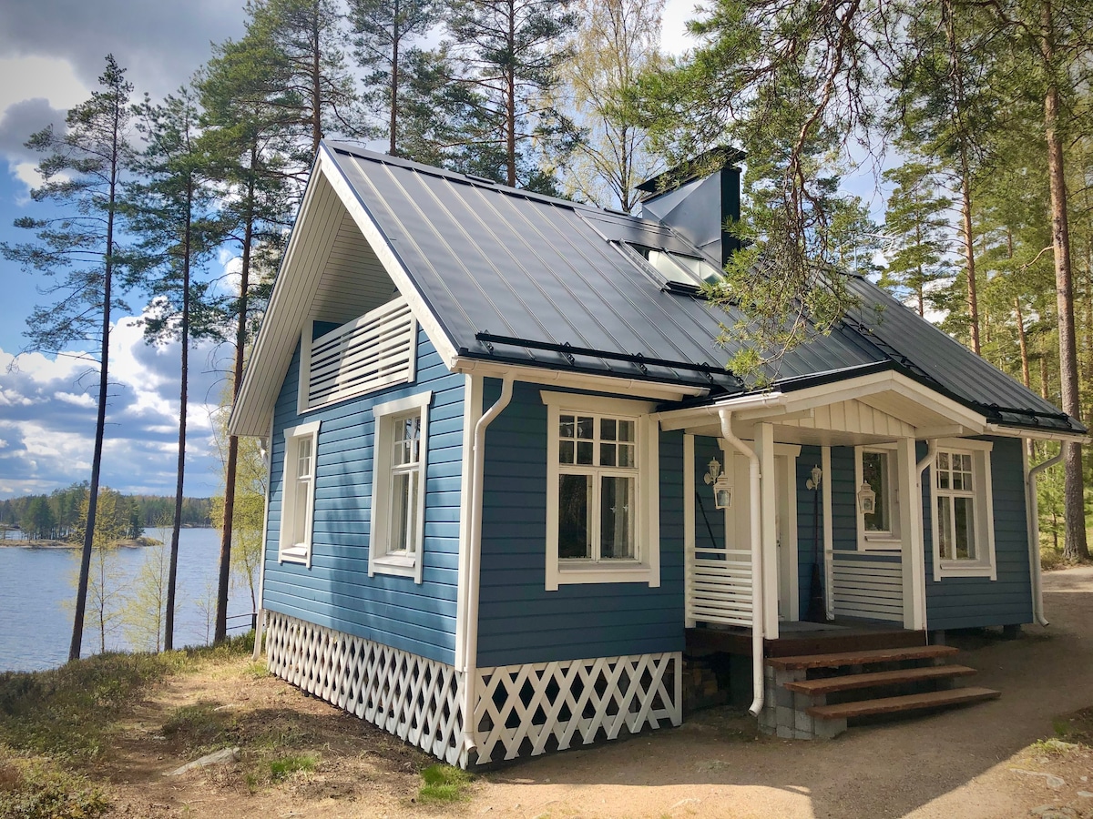 Saimaa湖畔的私人乡村小屋建筑群！