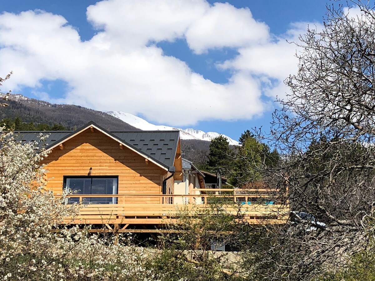 Chalet avec vue sur le lac